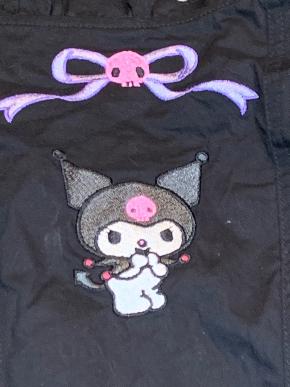 Kuromi Pom Pom Corset Top Hot topic Size MD - Picture 2 of 9